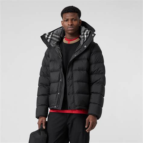 burberry men's puffer jacket